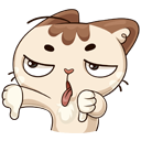 Стикер Котик #35 ВКонтакте