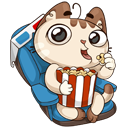 Стикер Котик #43 ВКонтакте