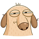 Стикер Дигги #12 ВКонтакте