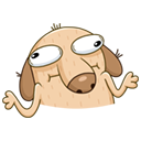 Стикер Дигги #14 ВКонтакте