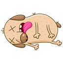 Стикер Дигги #35 ВКонтакте