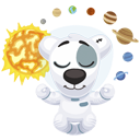 Стикер #ВКосмосе #23 ВКонтакте