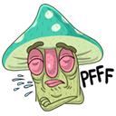 Стикер Грибсон #13 ВКонтакте