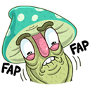 Стикер Грибсон #17 ВКонтакте