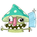 Стикер Грибсон #33 ВКонтакте