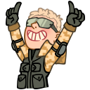 Стикер Бравые ребята #2 ВКонтакте