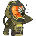 Стикер Бравые ребята #9 ВКонтакте