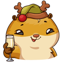 Стикер Новогоднее настроение #13 ВКонтакте