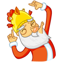 Стикер Дед Мороз #2 ВКонтакте