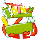 Стикер Дед Мороз #7 ВКонтакте