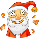 Стикер Дед Мороз #8 ВКонтакте