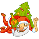 Стикер Дед Мороз #12 ВКонтакте