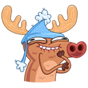 Стикер Олень #3 ВКонтакте