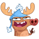 Стикер Олень #5 ВКонтакте