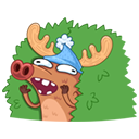 Стикер Олень #8 ВКонтакте