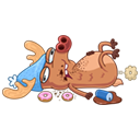 Стикер Олень #11 ВКонтакте