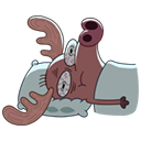 Стикер Олень #20 ВКонтакте