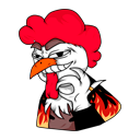 Стикер Гребень #2 ВКонтакте