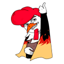 Стикер Гребень #5 ВКонтакте