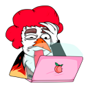 Стикер Гребень #12 ВКонтакте