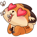 Стикер Луна #24 ВКонтакте