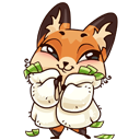 Стикер Луна #46 ВКонтакте