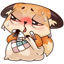 Стикер Луна #48 ВКонтакте