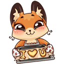 Стикер Когда просто любишь #14 ВКонтакте