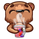Стикер Брауни #9 ВКонтакте