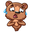 Стикер Брауни #15 ВКонтакте