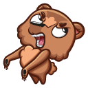 Стикер Брауни #17 ВКонтакте