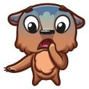 Стикер Брауни #18 ВКонтакте