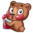 Стикер Брауни #24 ВКонтакте