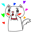 Стикер Котики #4 ВКонтакте