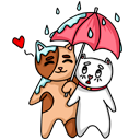 Стикер Котики #15 ВКонтакте