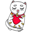 Стикер Котики #25 ВКонтакте