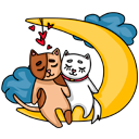 Стикер Котики #31 ВКонтакте