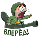 Стикер Солдат #2 ВКонтакте