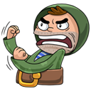 Стикер Солдат #22 ВКонтакте