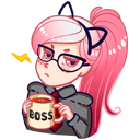 Стикер Эрика #21 ВКонтакте