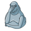 Стикер Ждун #20 ВКонтакте