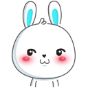 Стикер Кролик #13 ВКонтакте