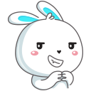 Стикер Кролик #25 ВКонтакте