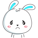 Стикер Кролик #28 ВКонтакте