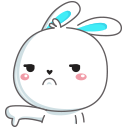 Стикер Кролик #33 ВКонтакте