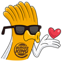 Стикер Чикен Фри #8 ВКонтакте