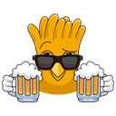 Стикер Чикен Фри #20 ВКонтакте