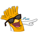 Стикер Чикен Фри #22 ВКонтакте