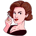 Стикер Твин Пикс #4 ВКонтакте