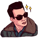 Стикер Твин Пикс #21 ВКонтакте